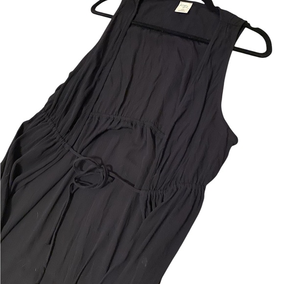 Kona Sol Black Swim Coverup Maxi Dress‎ - Picture 3 of 5